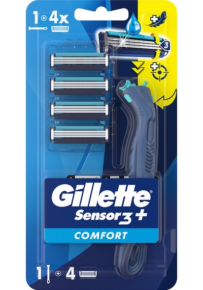 Gillette Sensor3 Plus Comfort H +4 2 Adet
