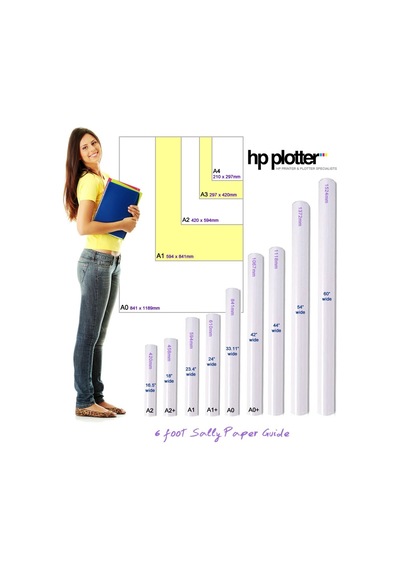 2 Li Koli 620 Mm. x 100 Mt. 80 Gr/m2 Opak Plotter Kağıdı