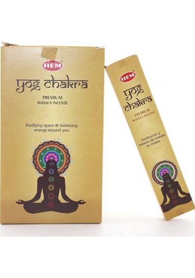 Hem Yog Chakra Masala Aromalı Çubuk Tütsü 15 Gr