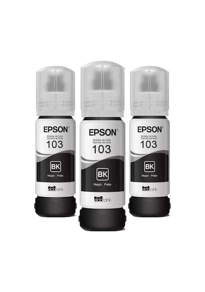 Epson 103 C13T00S14A L3266 Üçlü Siyah Mürekkep Kartuş Seti