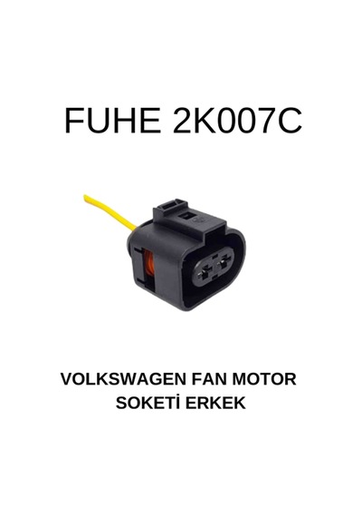 Volkswagen Fan Motor Soketi Erkek