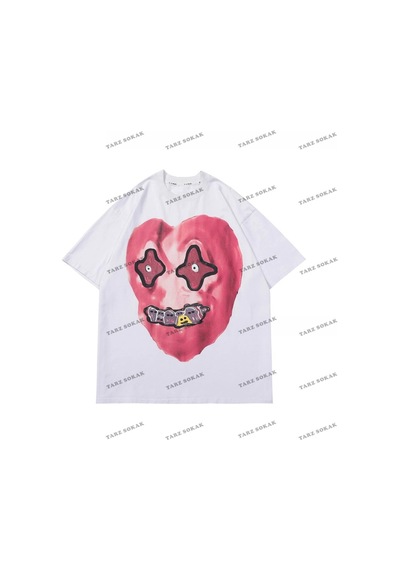 Adrift Y2k Unisex Harajuka Anime Retro Kawai Kuromi T-shirt Kod Rertr Startmore 6670 Beyaz