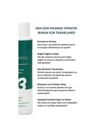 Louvess Biotin Keratin ve Kafein İle Güçlendirilmiş Saç Bakım Şampuanı 400 ML