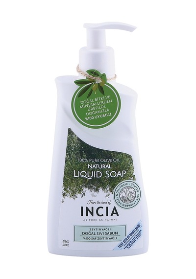 Incia Zeytinyağlı Doğal Sıvı Sabun 250 ML