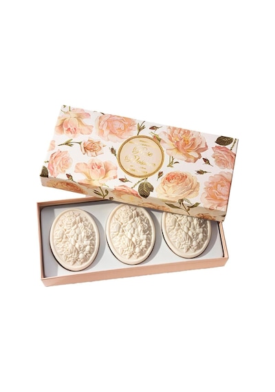 Saponificio Artigianale Fiorentino Sabun Rose Blossom 3 x 125 G