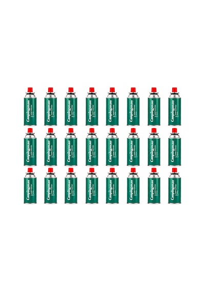 Tub Shop 24 Lü Gaz Kartuşu 24 Adet 220 Gr Kamp Gazı Kartuş Seti Bütan Propan Kamp Gazı Yeşil