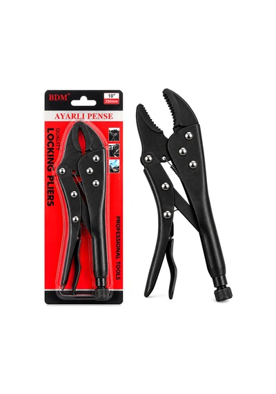 Siyah 10 Inc 250 Mm Komple Metal Kilitli - Ayarlı Pense 5570 Diğer