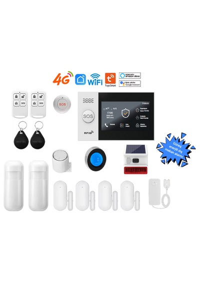 Akıllı Güvenlik Obiem Alarm Sistemleri Güneş Enerjili Dış Sirenli Giriş Plus