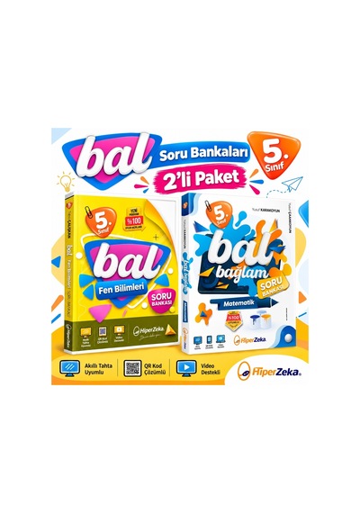 Hiper Zeka 2027 5. Sınıf Bal Bağlam Matematik+ Fen Bilimleri Soru Bankası
