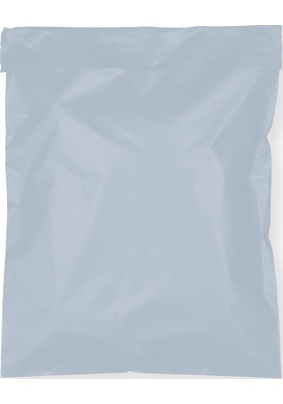 Baskısız Cepsiz Gri Kargo Poşeti 30x37+5 Cm - 100 Adet