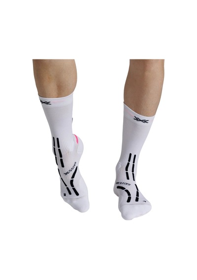 X-bıonıc X-bionic X-socks Trail Anatomix Crew Unisex Koşu Çorabı Xwxb Beyaz