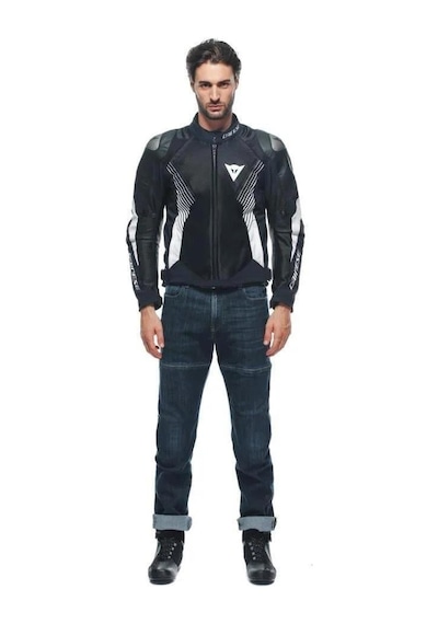 Dainese Daınese Super Rıder 2 Jacket Black Whıte Renkli