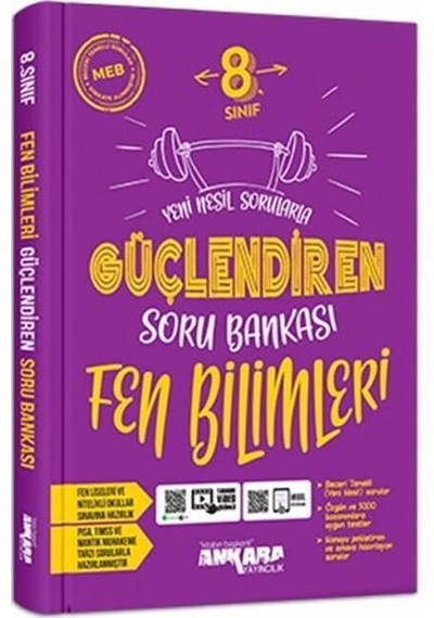 Ankara Yayıncılık 8. Sınıf Fen Bilimleri Güçlendiren Soru Bankası