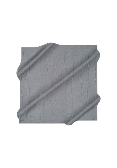 Aker 100x100 Kraş Eşarp Koyu Gri Koyu Gri