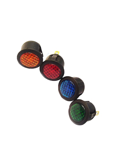 Ic-131d Yuvarlak Sinyal Lambası Yeşil 12v Dc Led