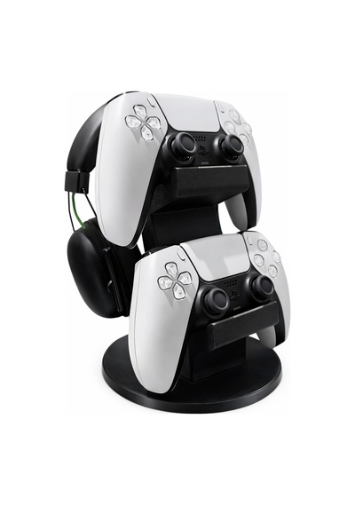Ps5 Dualsense Ve Kulaklık Standı Çift Katlı Düzenleyici Gamepad & Headset Masaüstü Organizer