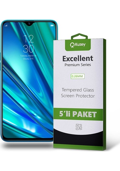 Realme 5 Pro Ekran Koruyucu Cam 5 Adet Ekonomik Paket (541371182) 20 Tl Fark Ile Apple  Uyumlu iPhone Hızlı Şarj Kablosu