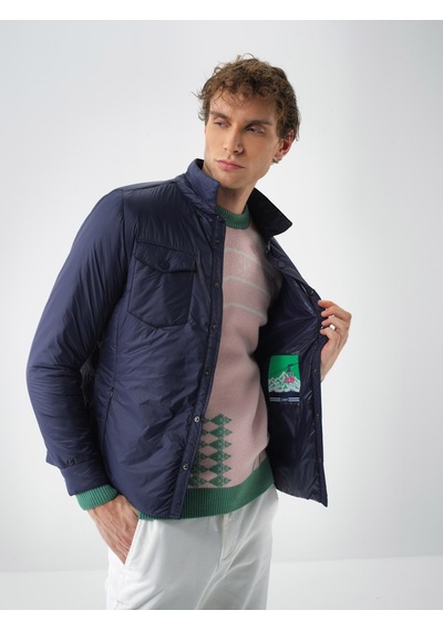 Lacivert Formunu Koruyan Regular Fit Mont 190553