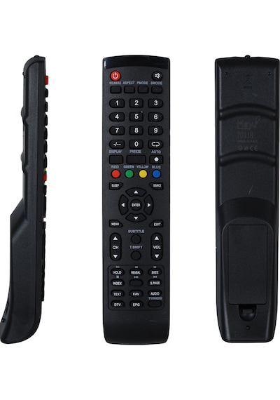 Ayt Profilo Uyumlu Sanyo Blaupunkt Awox Küçük Kalıp Lcd Led Tv Kumandası Uzaktan Kumanda