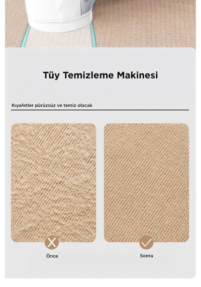 Torima Şarjlı Tüy Ve Tiftik Temizleme Makinesi 6 Bıçaklı Yedek Bıçaklı Güçlü Performans Beyaz