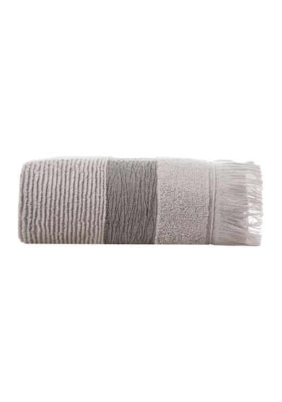 Mudo Home Borla Gri Yüz Havlusu 50x80cm