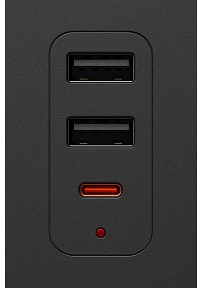 2 Usb + Type-c Akım Ve Çocuk Korumalı 3lü Kare Priz 2mt