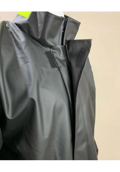 Duman Moto Dikişsiz Fermuarlı Pvc Alt Üst Takım Motorcu Yağmurluğu