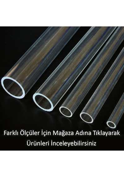 Pleksi Boru Şeffaf Akrilik Tüp Saydam 20 X 3 Mm 553156903