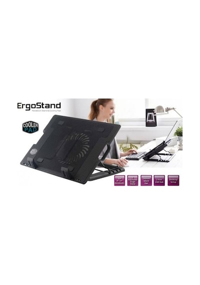 Triline Işıklı Notebook Soğutucu Fan 5 Kademeli Stand Nb339