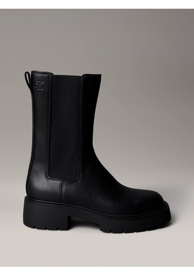 Calvin Klein Kadın Marka Logolu Günlük Kullanıma Uygun Siyah Bot & Bootie Yw0yw01909 Beh