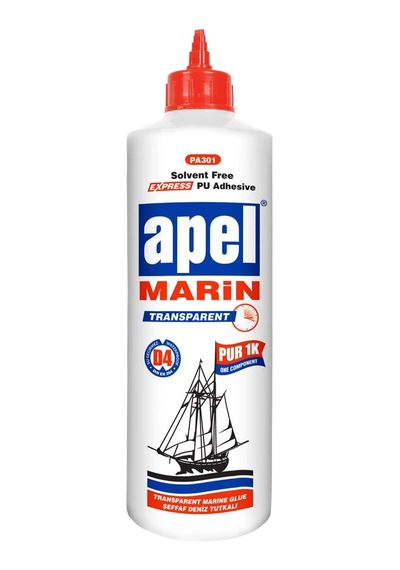 Marin Poliüretan Tutkalı, Şeffaf, 600 Ml