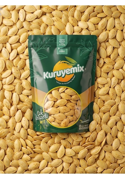 Birinci Sınıf Sarı Kabak Çekirdeği Kavrulmuş - İri Taneli Ve Çıtır 250g