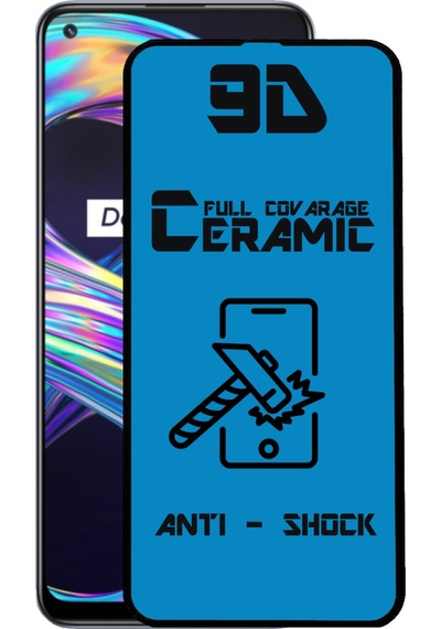 Realme 8 Tam Kaplayan Seramik Nano Esnek Ekran Koruyucu Cam