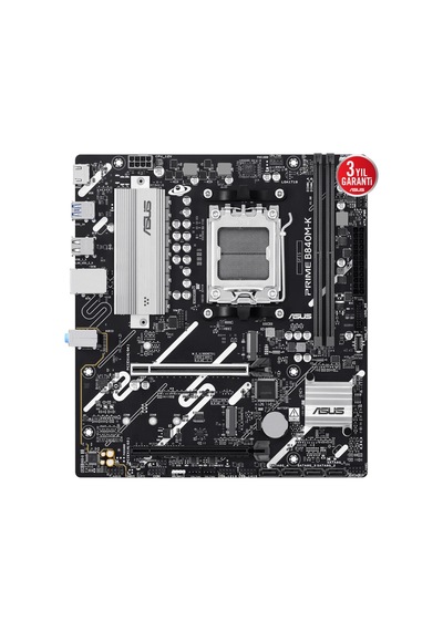 Asus Prıme B840m-k, 8000mhz, 2xddr5, 2x M.2, Hdmı, Am5 Soket Anakart