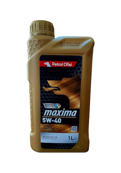 Petrol Ofisi Maxima 5W-40  Tam Sentetik Motor Yağı 1 L