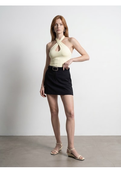 DİLVİN 21267 Halter Top-açık Sarı