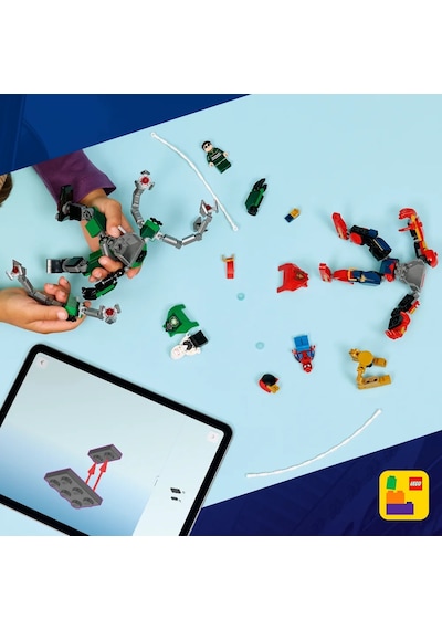 LEGO® ǀ Marvel Robot Savaşı: Örümcek Adam, Doktor Oktopus’a Karşı 76338 - 6 Yaş ve Üzeri Çocuklar için Oyuncak Yapım Seti  (315 P)