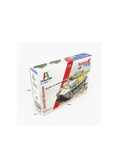 Italeri 6586s 1/35 Ölçek, M4a3e8 Sherman Kore Savaşı Tank, Plastik Model Kiti