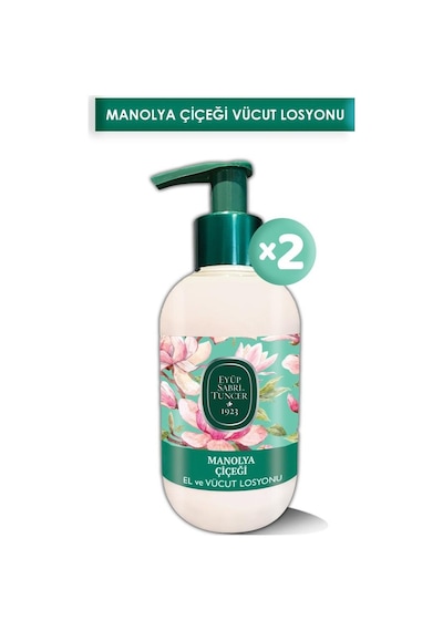 Eyüp Sabri Tuncer Manolya Çiçeği El ve Vücut Losyonu 2 x 280 ML