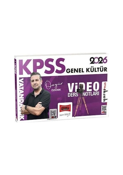 Yargı Yayınları 2026 Kpss Vatandaşlık Video Ders Notları