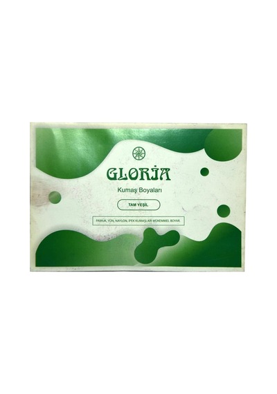 Kumaş Boyası Tam Yeşil 10 Gr Paket Çok Renkli