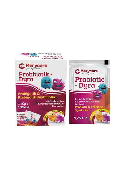 Doğadan İlaç Merycare Kedi Ve Köpekler İçin Probiotic Simbiyotik Dyra Saşe 10x1,25gr