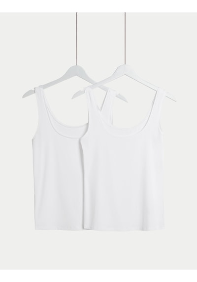 Marks & Spencer 2'li Flexifit Atlet Seti Beyaz