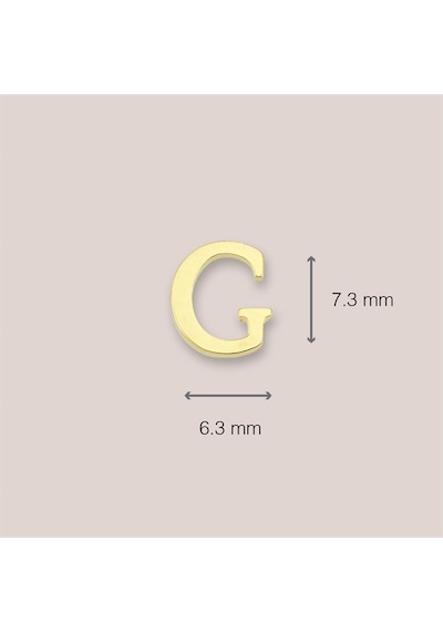 Goldkupe 14 Ayar Altın G Harf Küpe 0,46 Gr-1364