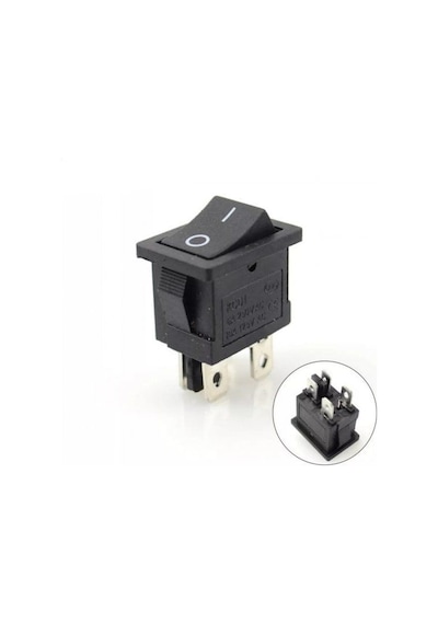 Ic-122 Mini Işıksız Anahtar On-Off 4P 5 Adet