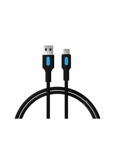 Coral Usb A-c Hızlı Şarj Kablosu Siyah + Mavi/siyah Uç 120 Cm