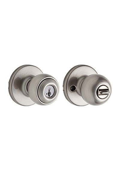 94002-842 Polo Keyed Entry Knob Featuring Smartkey Security İn Satin Nickel