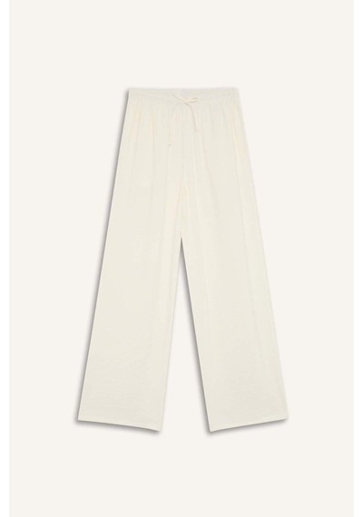 Defacto Regular Fit Esnek Belli Plaj Pantolonu-fall İn Love E1172ax25smwt16 Beyaz