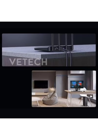 Vetech Cat 8 Ethernet Kablosu Lan Kablo 40gbps 2000mhz Süper Hızlı Ağ Kablosu Gigabit Pc, Laptop, Ps5/4, Steam Deck, Xbox, Switch 10 Metre