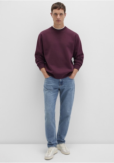 Mavi - Bisiklet Yaka Bordo Basic Sweatshirt 0s10276-70434 Bordo